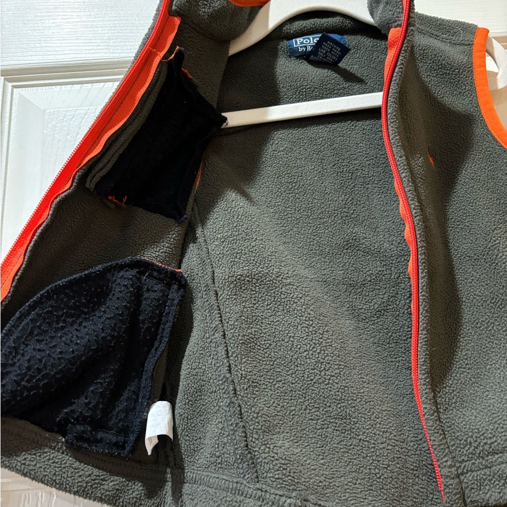 Boys Ralph Lauren Polo Fleece Vest 2T - Picture 4 of 6